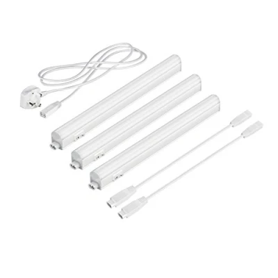 Image of Parlat LED Under Cabinet luminaires Rigel, Each 31.3cm, 40cm Cable, 445lm, White, Set of 3, BS