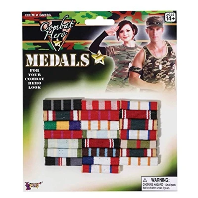 Image of Bristol Novelty 66226 Military Medal Bars, One Size