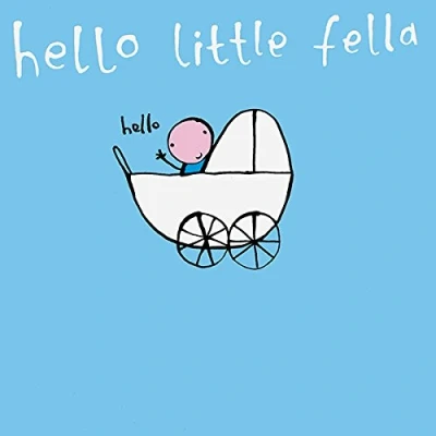 Image of Little Fella Baby Boy Card