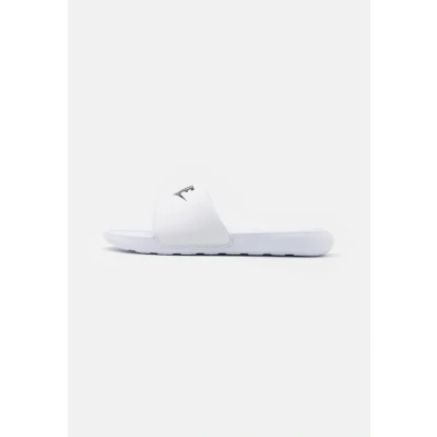 Image of Nike Sportswear Victori ONE Slide Mules, Men&#039;s, Size: 16, White/black High quality imitation leather
