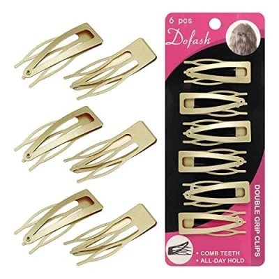 Image of Dofash 4.5 CM Metal Hair Grips Accessories Butterfly Women For 6pcs（Gold）