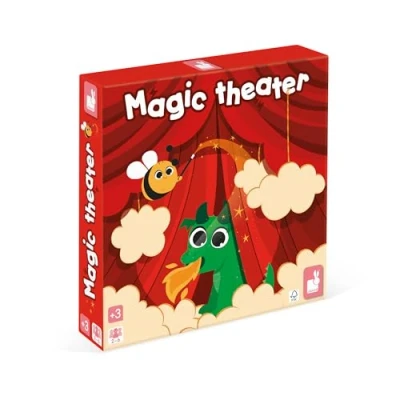 Image of Janod Magic Theater Children&#039;s Board Game Observation and Deduction FSC Certified For 2 or more players Ages 3 + J02624