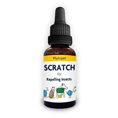 Image of Phytopet Scratch 30ml 100% Natural Herbal Remedy Insect &amp; Parasite Repellent For Dogs, Cats, Birds, Horses, Pets