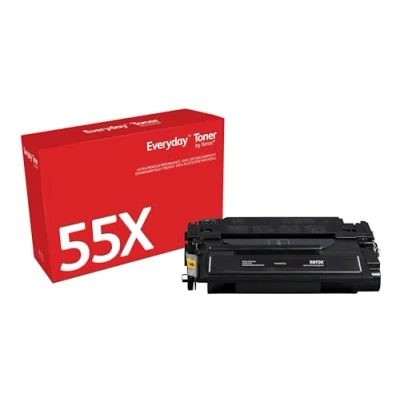 Image of Everyday by Xerox Mono Toner compatible with HP 55X (CE255X), High Capacity