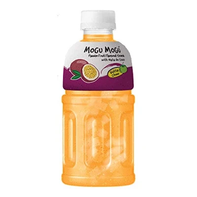 Image of Mogu Passion Drink with NATA De Coco (Coconut Gel) 320ml
