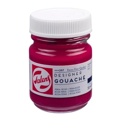 Image of Talens Gouache Extra Fine Quality Bottle 50 ml Permanent Rose (Magenta) 397