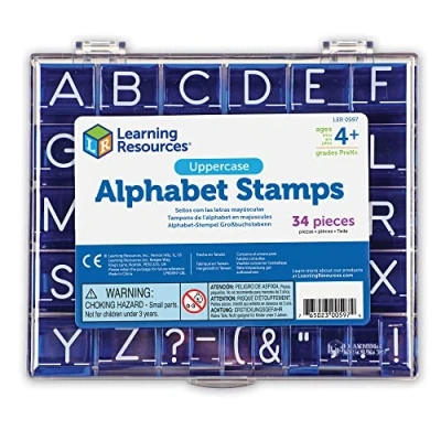 Image of Learning Resources Uppercase Alphabet Stamps