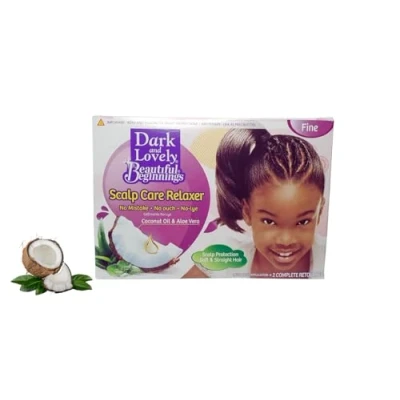 Image of Dark &amp; Lovely Beautiful Beginnings With Coconut Aloe Scalp Care Relaxer *Fine*