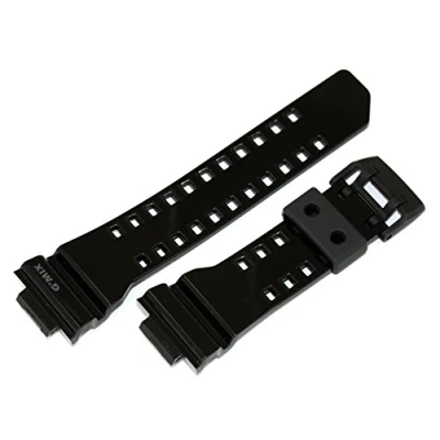 Image of Casio 10479598 Genuine Factory Replacement Resin Watch Band fits GBA 400 1A9