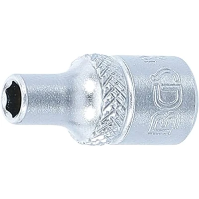 Image of BGS 10650 Socket, Hexagon 6.3 mm (1/4&quot;) Drive 5/32&quot;