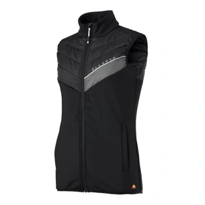 Image of Ellesse Women&#039;s Pogali Gilet, Black, UK 12