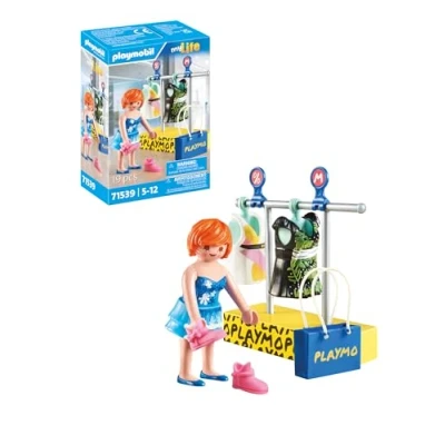 Image of Playmobil 71539 My Life: Clothing Stall, gifting toy and fun imaginative role play, playsets suitable for children ages 4+