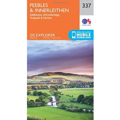 Image of Explorer 337 Peebles &amp; Interleithen Map With Digital Version