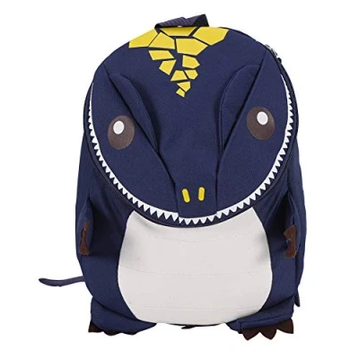 Image of 3D Toddler Dinosaur Backpack Cartoon Kindergarten Small Lightweight School for Boys and Girls(Dark Blue)