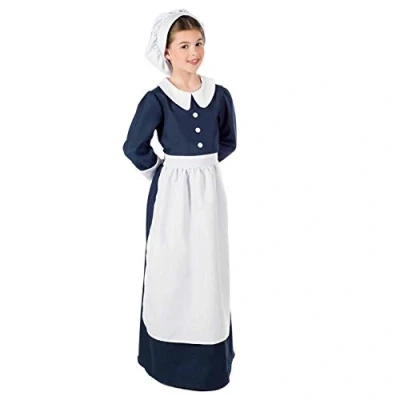 Image of Fun Shack Florence Nightingale Costume Kids, Nurse Victorian Girl, Dress Girls, Girl X Large