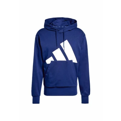 Image of adidas Sportswear Essentials BIG LOGO Hoodie, Men&#039;s, Size: XS, Dark blue white