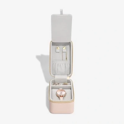 Image of Stackers Blush Pink Travel Jewellery &amp; Watch Box