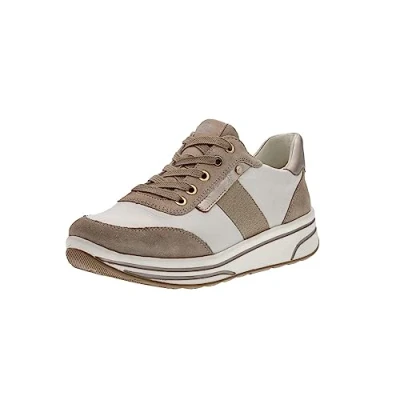 Image of ARA Women&#039;s Sapporo Sneaker, Sand Cream Platinum, 2.5 UK