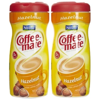 Image of AMERICAN COFFEE MATE HAZELNUT CREAMER 425G (PACK OF 2)