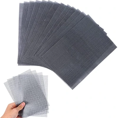 Image of Window Insect Screen Adhesive Tape Repair Tapes Kit Waterproof Fiberglass Covering Mesh for and Door Patch Anti Mosquito (13cmX18m) 10PCS