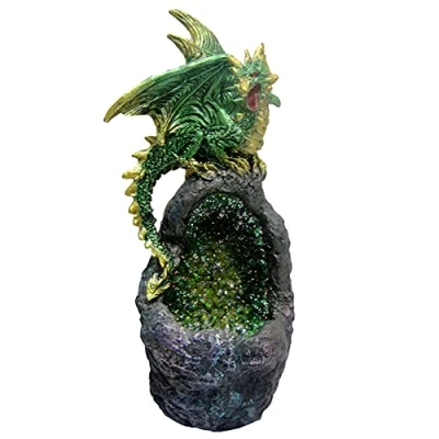 Image of Nemesis Now Emerald Crystal Guard Figurine, Green, One Size