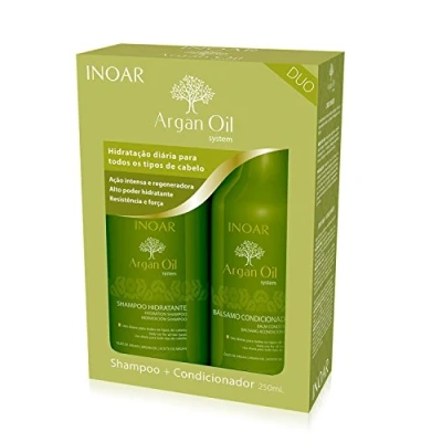 Image of INOAR Argan Oil Shampoo and Leave In (from the homecare kit)