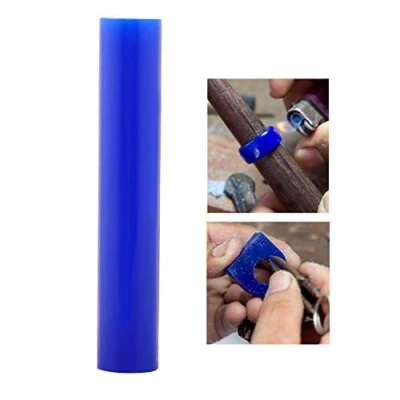 Image of Carving Wax Ring Tube for Making Hard Rings Mold, Jewellery Carved Sculpture Injection Tool, Carve Casting DIY Craft Making, Polishing Engraving Accessories(blueT150)