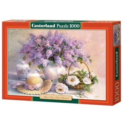 Image of Castorland CSC102006 Hobby Panoramic Flower Day, Trisha Hardwick Jigsaw Puzzle, 1000 Pieces Set, Multicolour