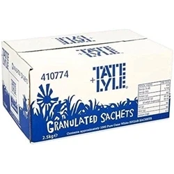 Image of Tate &amp; Lyle White Granulated Sugar Sachets (Pack 1000) 410774