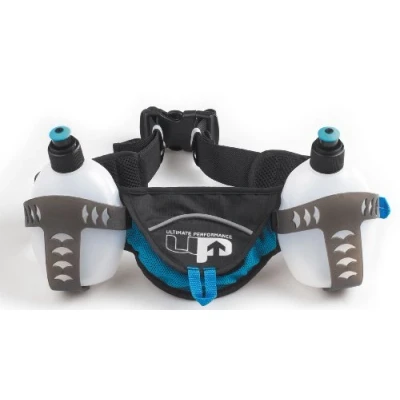Image of Ultimate Performance Airaforce 2 Nutrition Bottle Belt Black/Blue, One Size