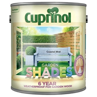 Image of Cuprinol Garden Shades Paint in Tester Pot 125 ml, Coastal Mist