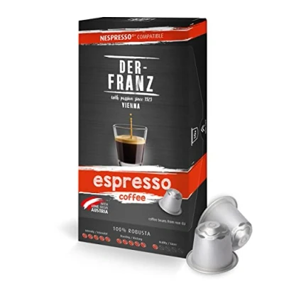 Image of Nespresso Compatible Coffee Capsules, 1 x 10 Espresso