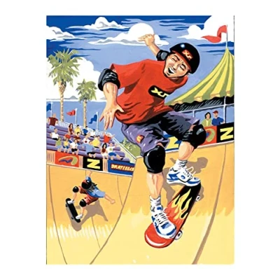 Image of Pracht Creatives Hobby 4670 30271 Painting by Numbers Junior Skateboarder