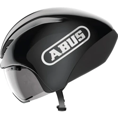Image of ABUS GameChanger TT 1.1 time trial Helmet aerodynamic Bike for sporty riding triathlon, and track Cycling Men Women Size M, black