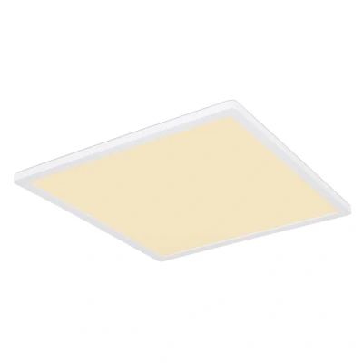 Image of Sapana 42cm Square Flush Ceiling Light White IP44 LED 3000K