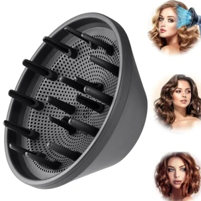 Image of Chuancheng Hair Diffuser Attachment Nozzle for Laifen Swift Dryer/Swift SE Dryer, Drying Styling Curling Accessories, 360 Rotating