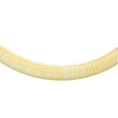 Image of Carissima Gold Women&#039;s 9 ct Yellow 1.4 mm Diamond Cut Curb Chain Necklace of Length 61 cm/24 Inch