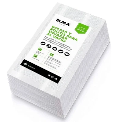 Image of Vacuum Food Bags, Embossed Packaging 100 Pack, 15 x 25 cm