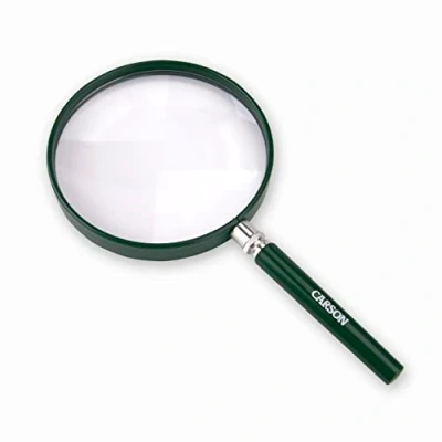 Image of Carson HU 20 BigEye 12.7cm Handheld Magnifier, Green