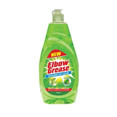 Image of Elbow Grease Washing Up Liquid Apple Fresh, Green, 740 Ml