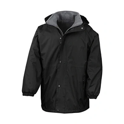 Image of Result R160A Reversible Stormdri 4000 Fleece Jacket Black/Grey, Medium