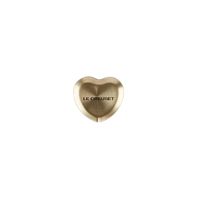 Image of Le Creuset Heart Knob Light Gold 47mm