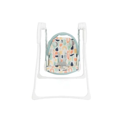 Image of Graco Baby Delight Swing with 2 speeds, Compact fold and Lightweight at only 4.67kg, for Rest Play. Suitable from Birth to Approx. 6 Months (0 9kg), Playtime Fashion
