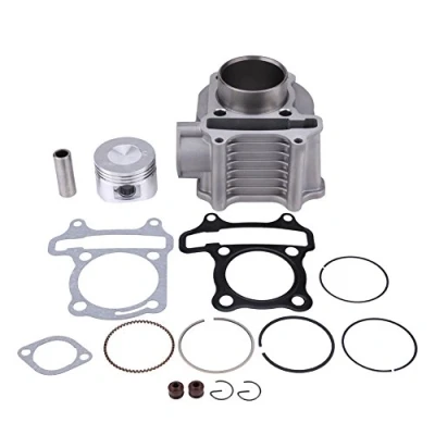 Image of Kit Cilindro Kymco Agility 125 Motorcycle Engine Cylinder Piston Gasket, Head Gaskets 58.5Mm Bore For Gy6/125Cc/150Cc/152Qmi