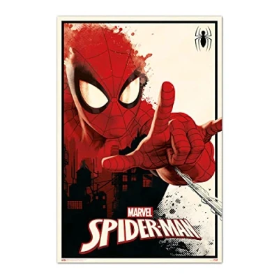 Image of Grupo Erik Marvel Spider Man Poster 36 x 24 inches / 91.5 61 cm Spiderman Shipped Rolled Up Cool Posters Art &amp; Prints Wall
