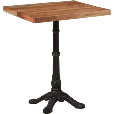 Image of vidaXL Bistro Table 60x60x76 cm Solid Acacia Wood