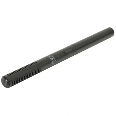 Image of qtx SG300 Short Shotgun Microphone Supplied with Camera Mount &amp; More, Black
