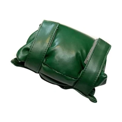 Image of Acfthepiey Insulated Outside Tap Cover Winter Frost Protector Outdoor Weather Jacket Garden Faucet Leather Green