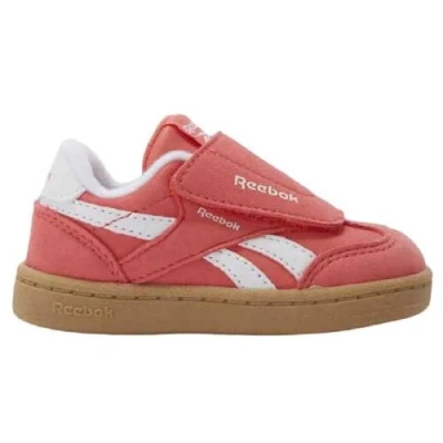 Image of Reebok Classic Smash EDGE HOOK &amp; LOOP Unisex Baby shoes for kids, Size: 45, Sunset coral/electric amber/rgum Suede