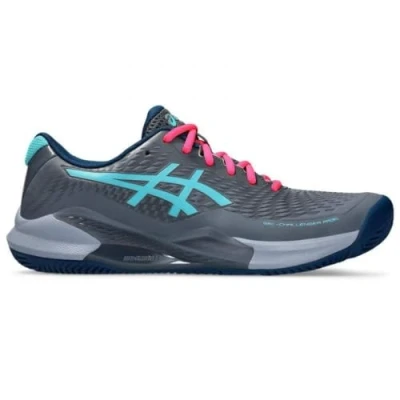 Image of Asics Gelchallenger 14 Padel shoes, Men&#039;s, Size: 6.5, Metropolis/energy aqua Synthetics/textile